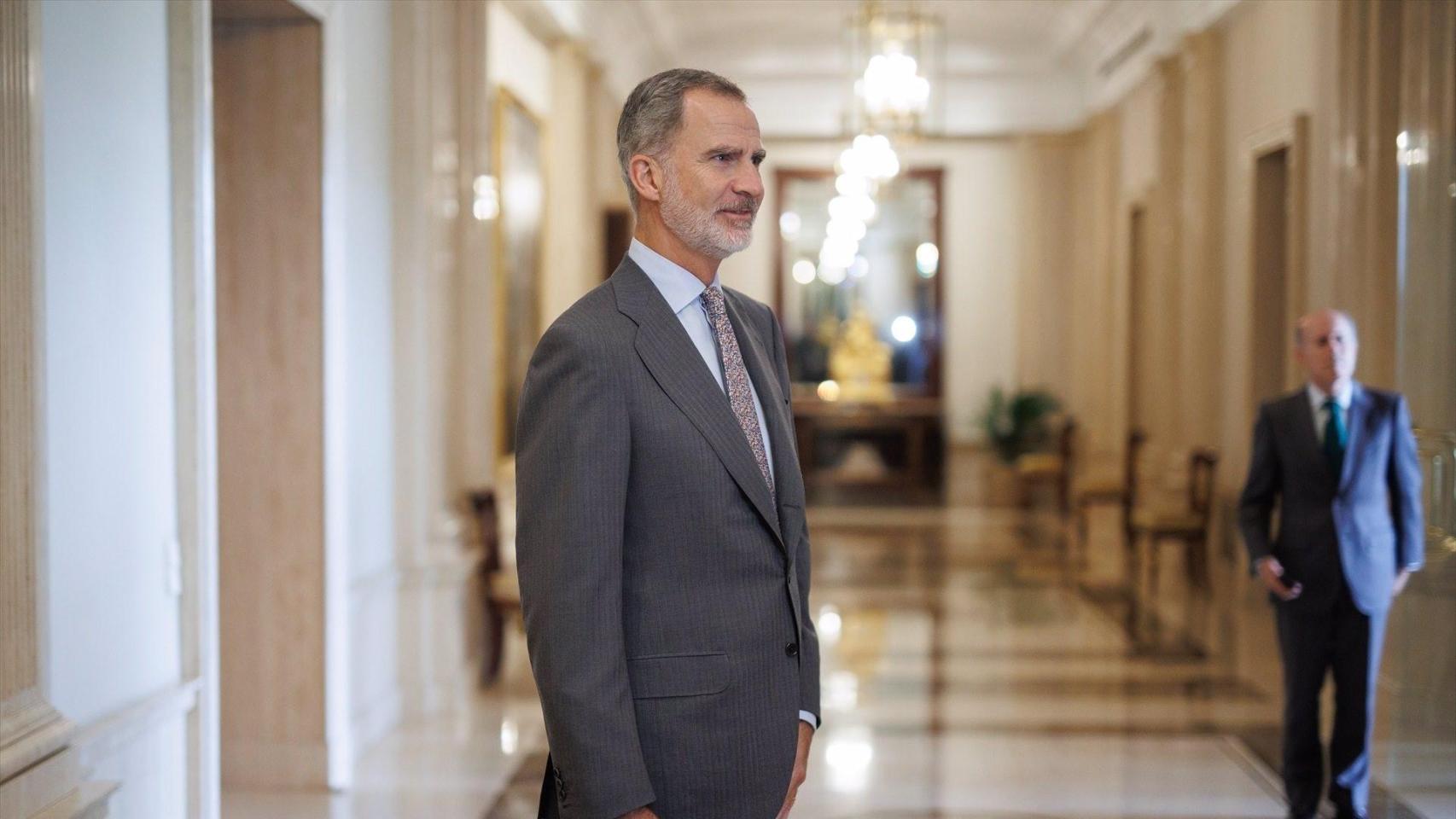 El Rey Felipe VI recibe en audiencia a una representación de los participantes en el ‘Spain Startup, South Summit 2023’, en el Palacio de la Zarzuela, a 8 de junio de 2023