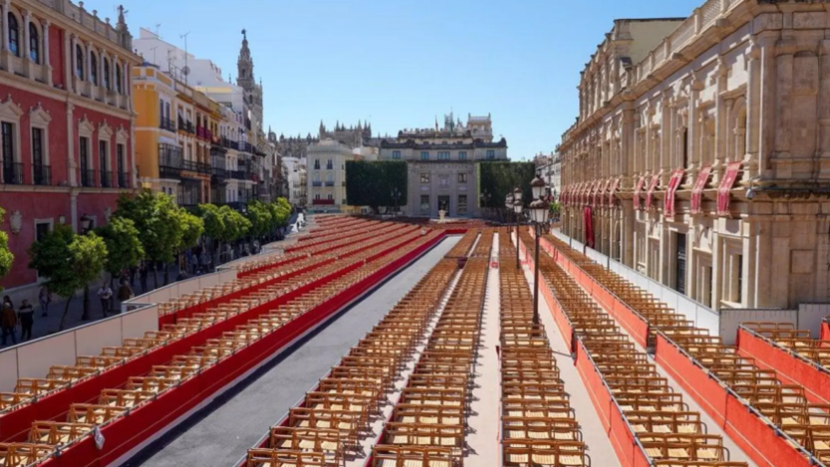 Imagen de las sillas en Sevilla