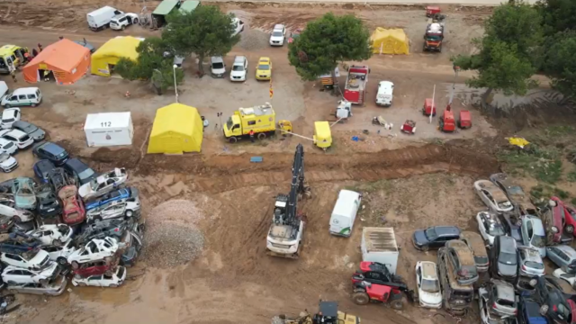 Puesto de Mando Avanzado del 112 en Catarroja.