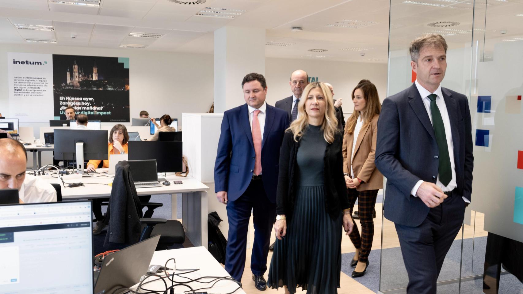 La vicepresidenta de Aragón, Mar Vaquero, ha conocido las nuevas instalaciones