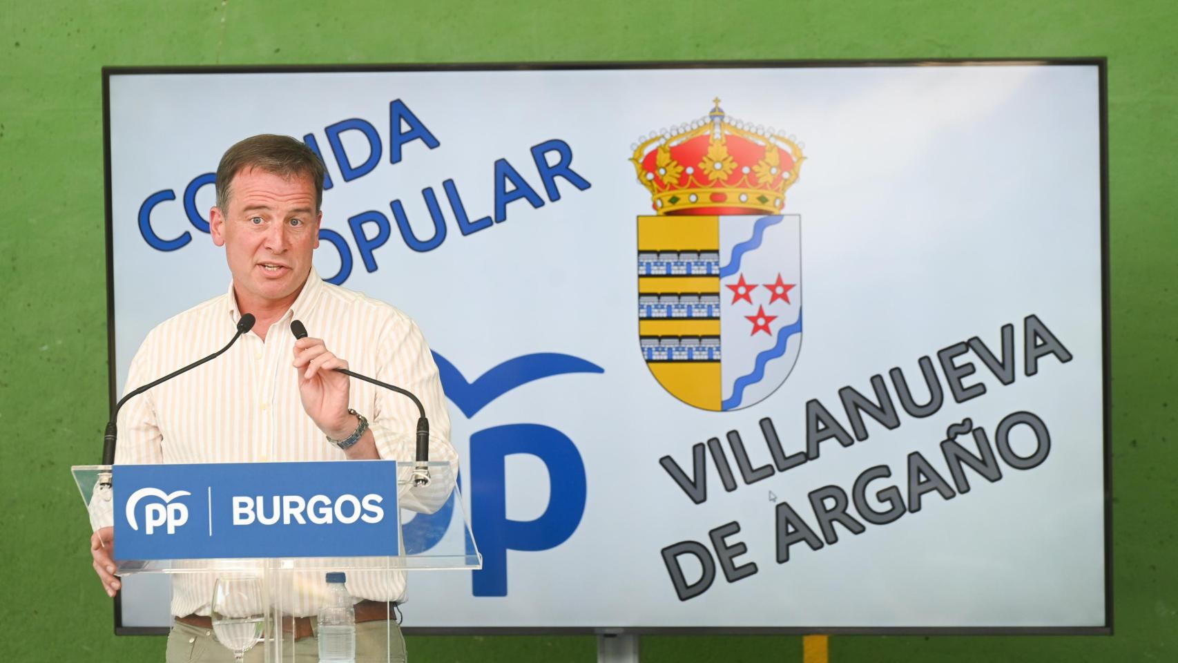 El presidente del PP de Burgos, Borja Suárez