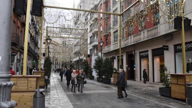 Calle Santiago en Valladolid