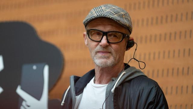 Jo Nesbø en una rueda de prensa celebrada en Barcelona en febrero de 2024. Foto: David Zorrakino / Europa Press