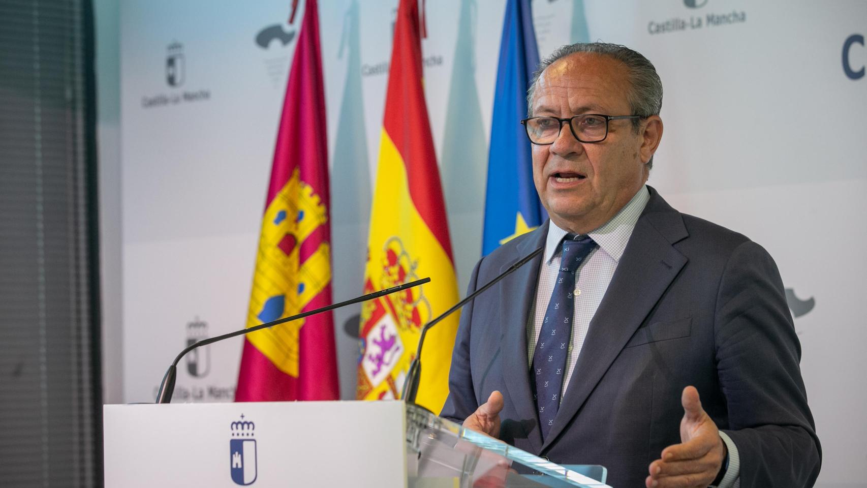 Juan Alfonso Ruiz Molina, consejero de Hacienda. Foto: JCCM.