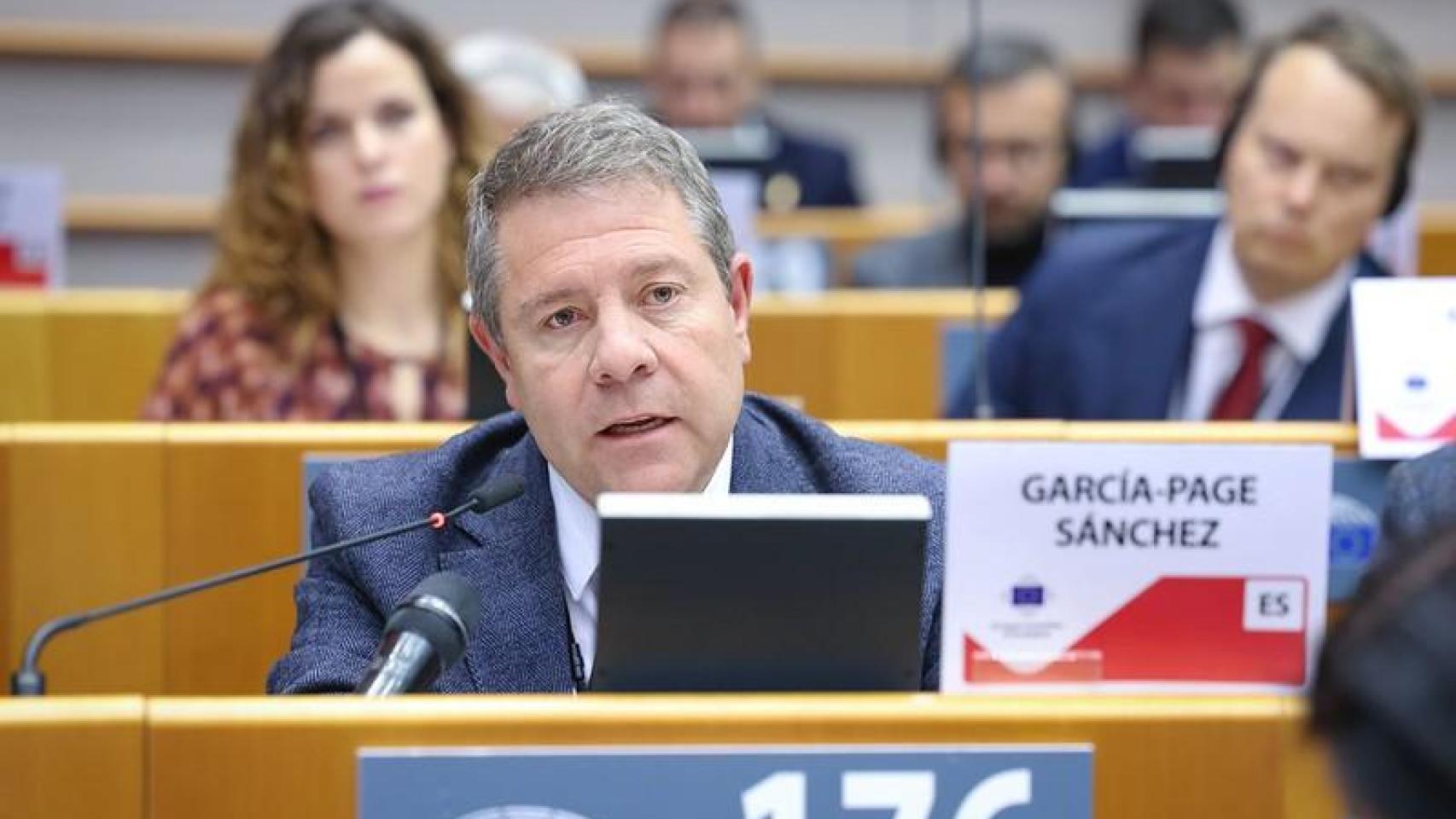 Intervención de Emiliano García-Page en el Comité de las Regiones de la Unión Europea.