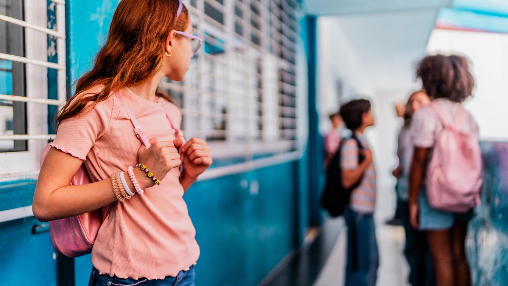 Uno de los lugares más comunes del acoso infantil es el colegio.