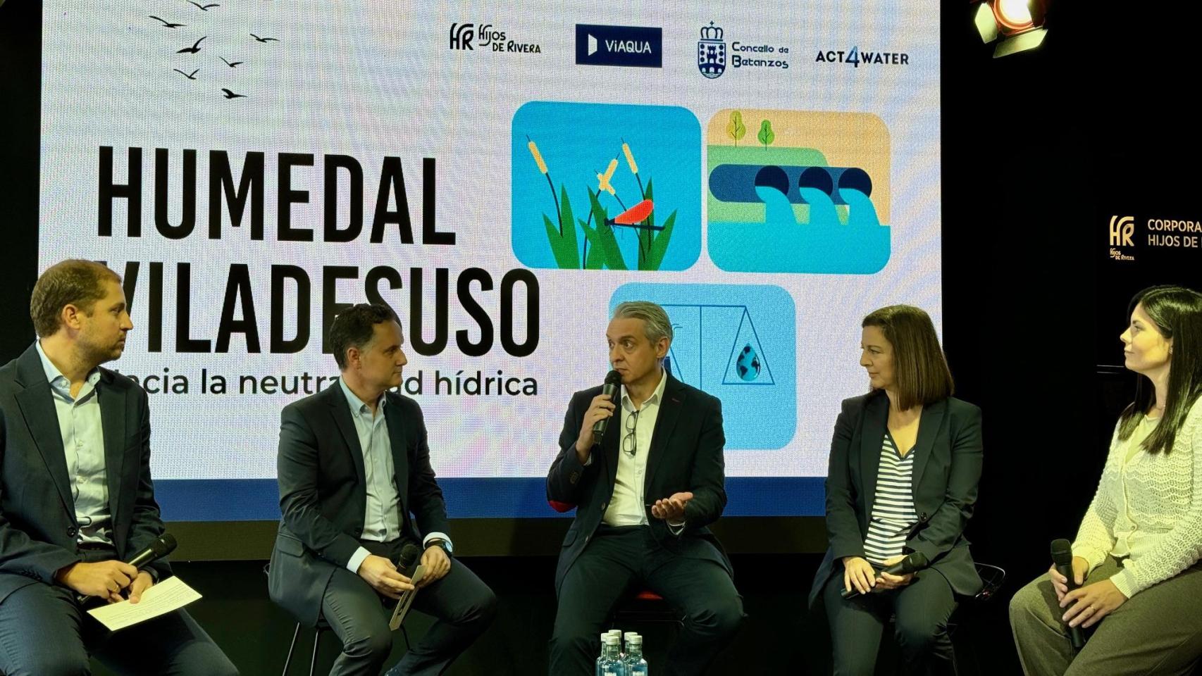 Presentación del proyecto Humedal Viladesuso en MEGA de A Coruña.