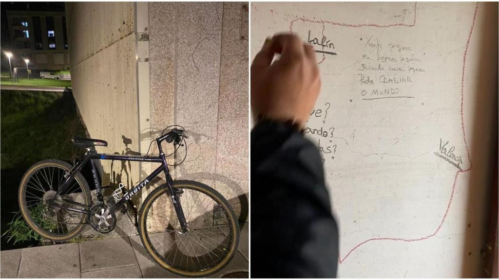 Iniciativa solidaria de Recycling Bicis, en Lalín.