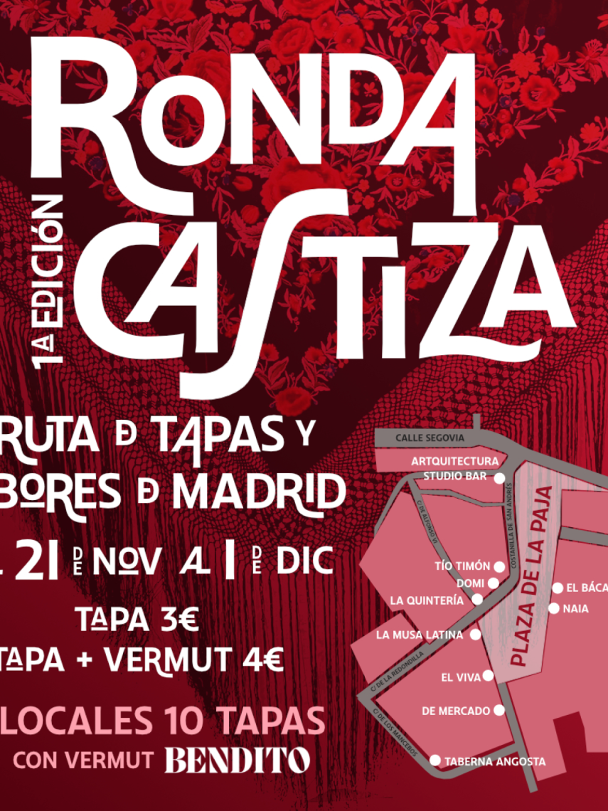 Cartel de la Ruta de la Tapa Ronda Castiza.