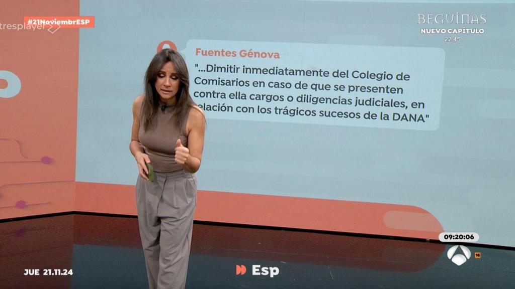 Lorena García en 'Espejo Público'.