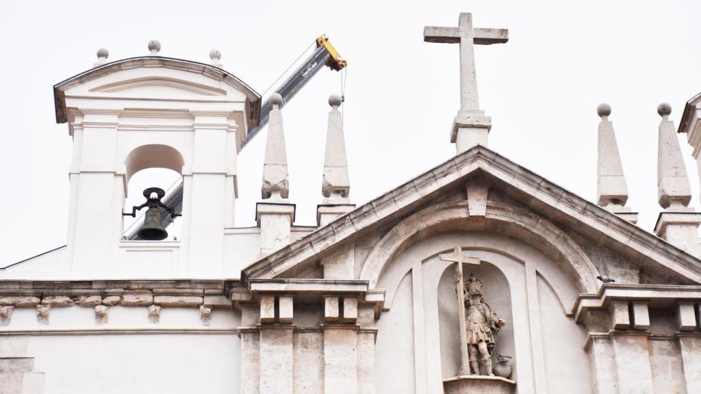 Obras en la iglesia de la Vera Cruz