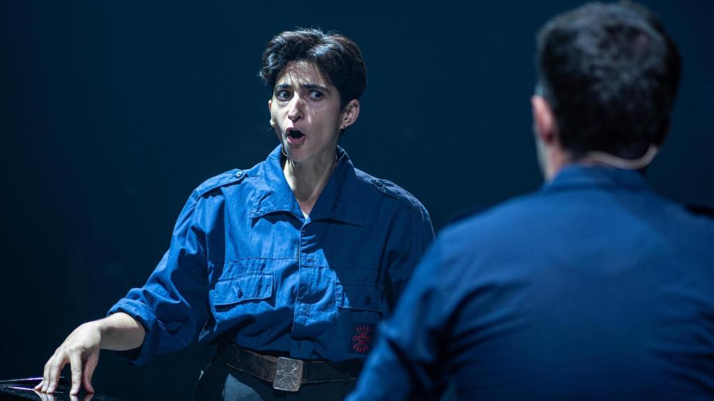 Alba Flores durante un ensayo de '1936'. Foto: Rodrigo Mínguez