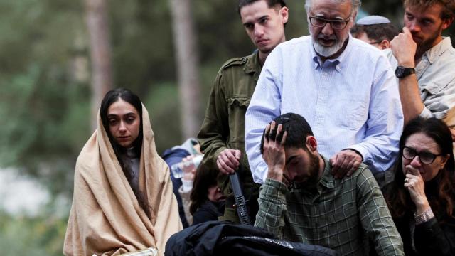 Funeral del sargento israelí de primera clase Omer Moshe Gealdor, en Jerusalén.