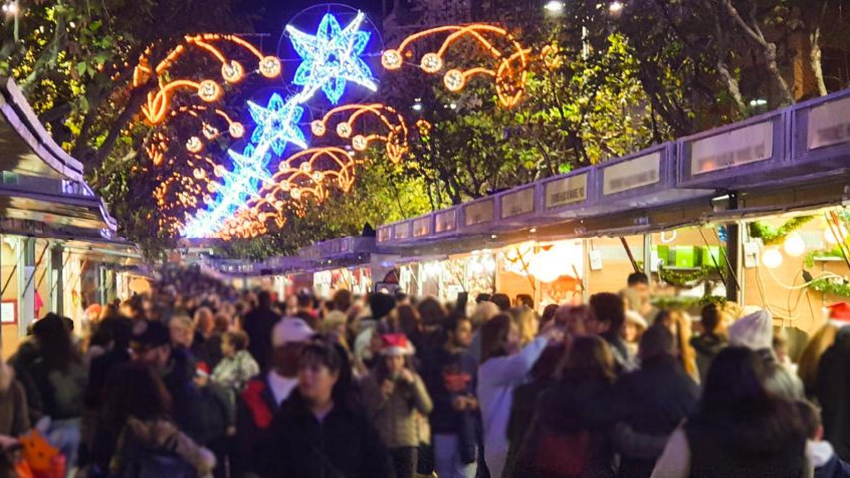 La feria de Navidad de Xixona, en una imagen de archivo.