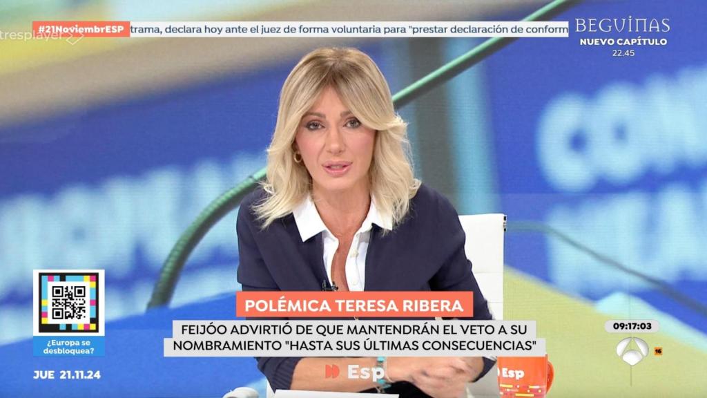 Susanna Griso en 'Espejo Público'.