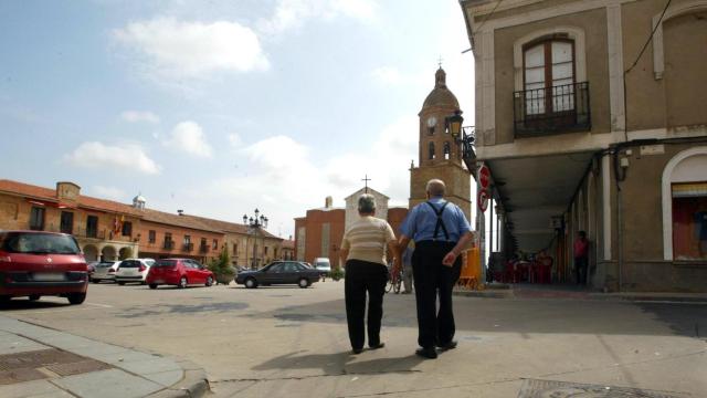 Imagen de la Plaza Mayor de Mayorga, uno de los municipios del Programa de Fomento Territorial para Tierra de Campos 2024-2031