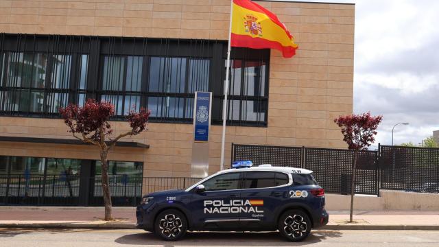 Imagen de un vehículo de la Policía Nacional en Soria.