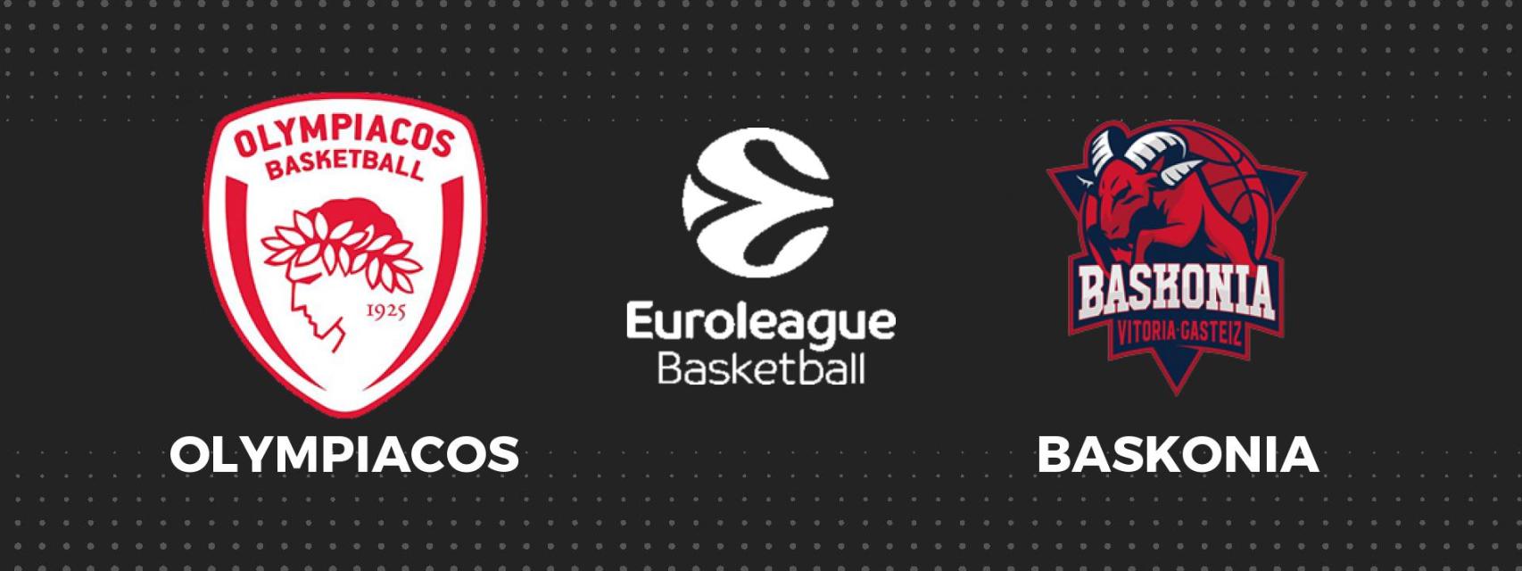 Olympiacos - Baskonia, Euroliga de baloncesto en directo