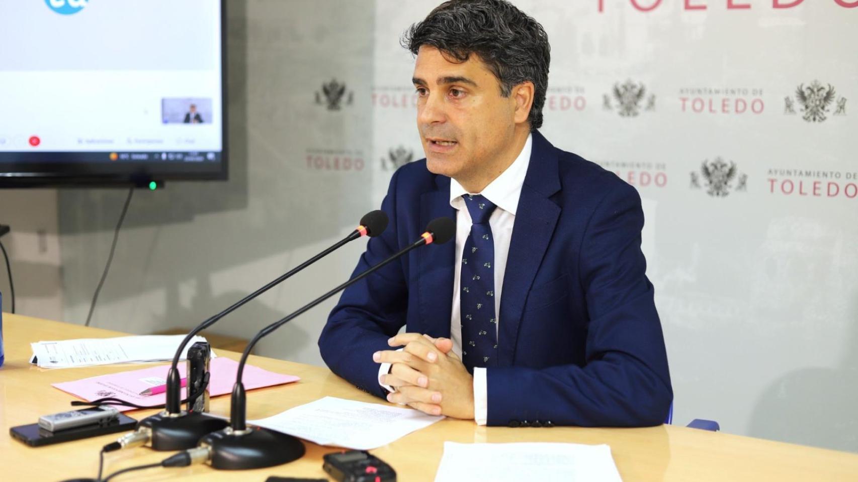 Juan José Alcalde, portavoz del equipo de Gobierno y concejal de Hacienda en el Ayuntamiento de Toledo.