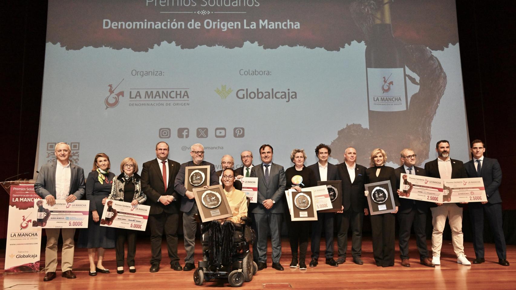 Premios Solidarios DO La Mancha 2024.