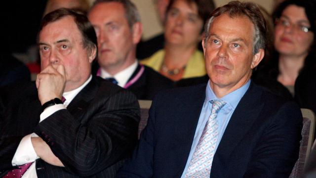 John Prescott y Tony Blair en una imagen de archivo en junio de 2007.