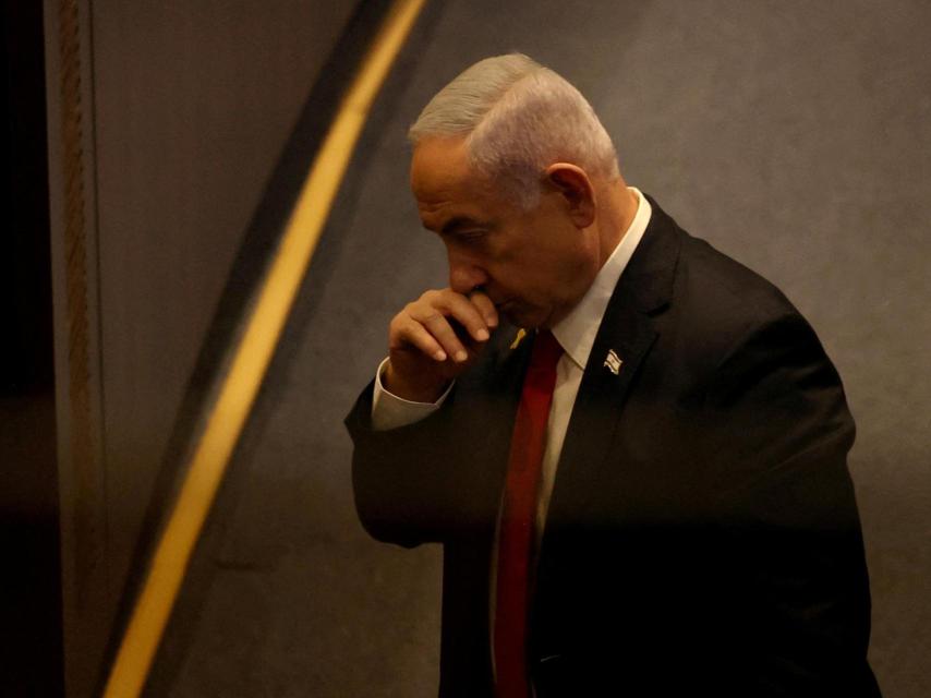 Benjamin Netanyahu, en el parlamento de Israel, la Knesset, a principio de semana.