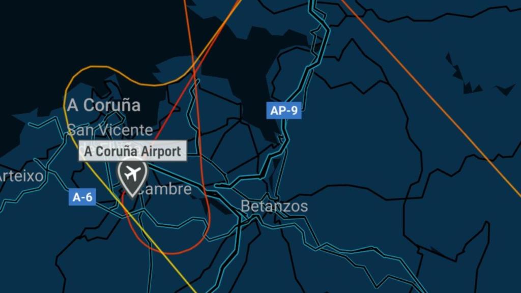 Un vuelo de Air Europa regresa a Madrid tras dos intentos fallidos de aterrizar en A Coruña