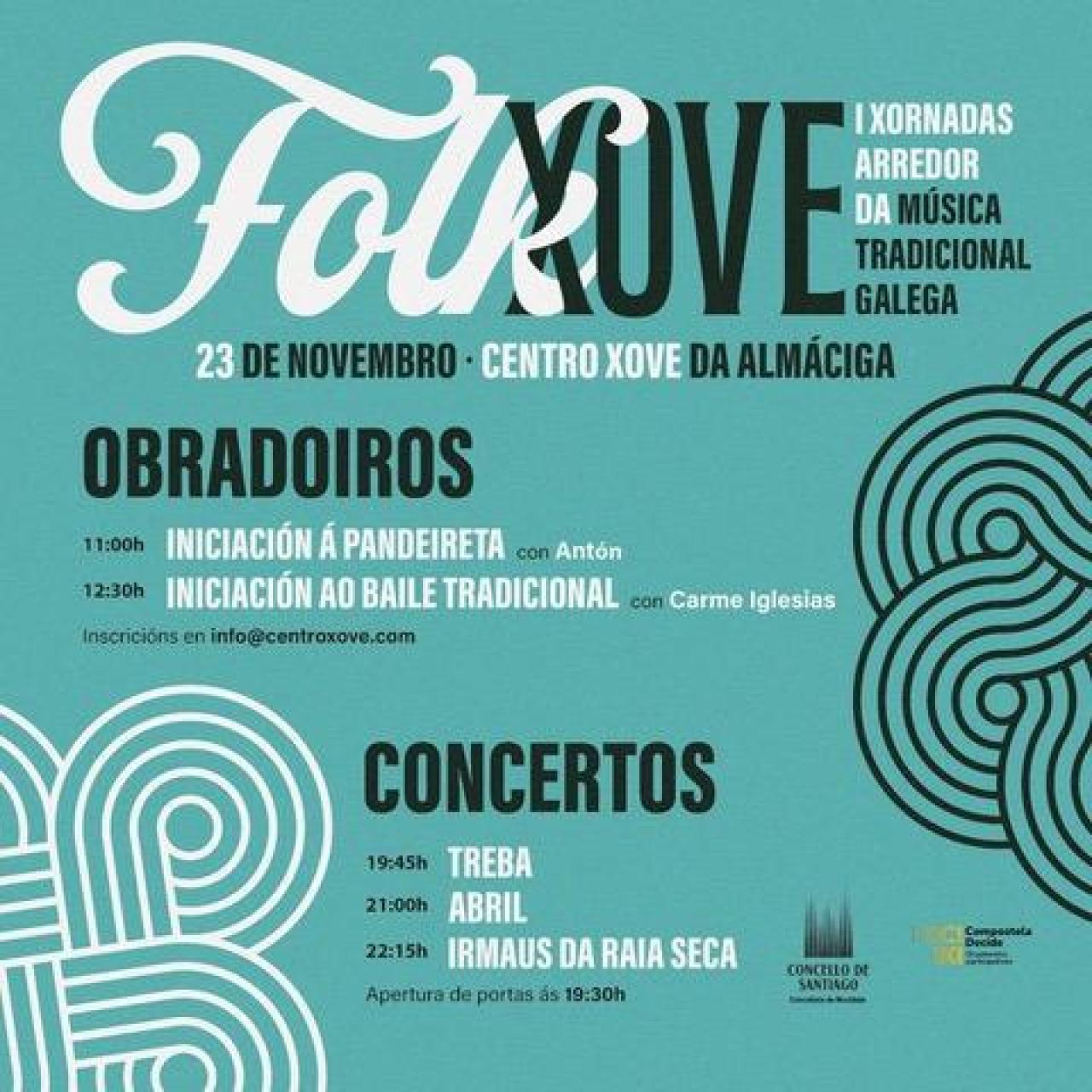 Jornada de folk en Santiago.