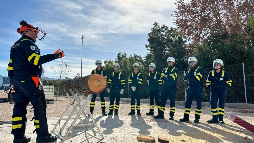 Un grupo de estudiantes en la FP de Emergencias y Protección Civil.