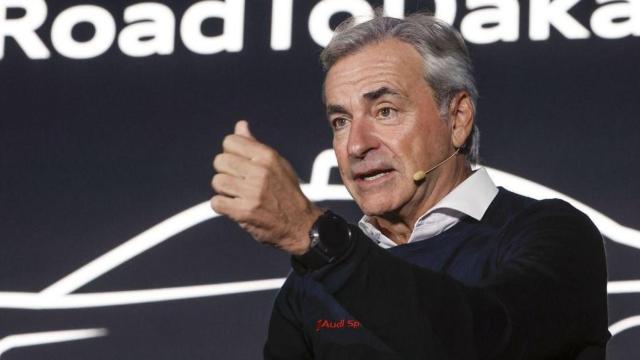 Carlos Sainz, en la presentación de Audi en el Dakar. EFE/Juan Carlos Hidalgo