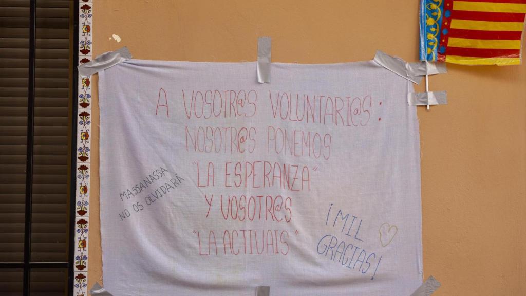 Mensaje de agradecimiento a los voluntarios.