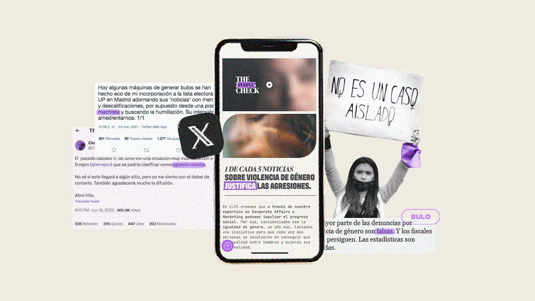 El Purple Check es una web creada a partir de Inteligencia Artificial para erradicar mensajes con sesgos de género.