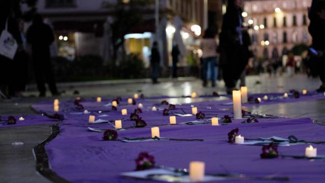 Un homenaje a las víctimas en Málaga.