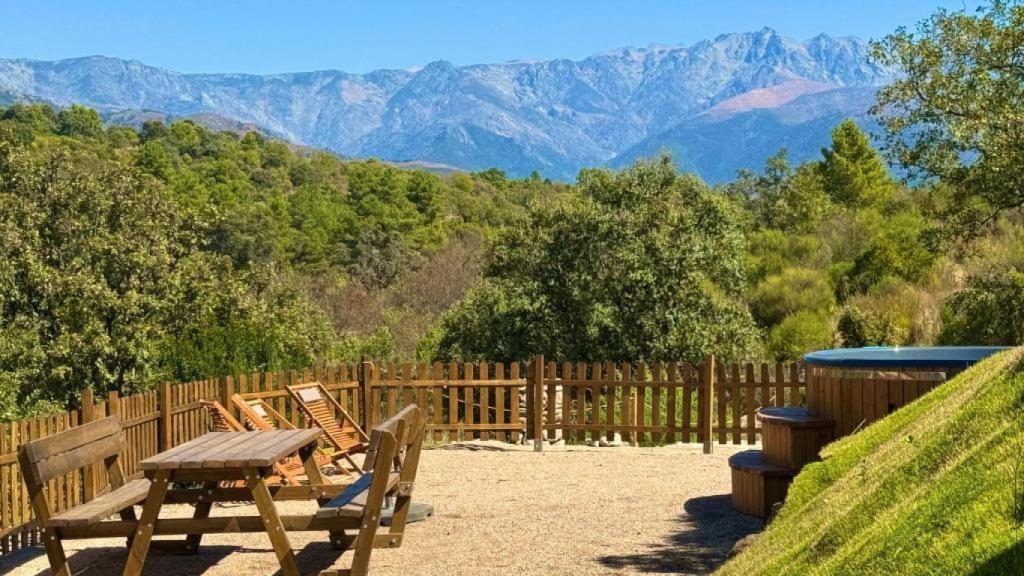 Las espectaculares vistas a la Sierra de Gredos