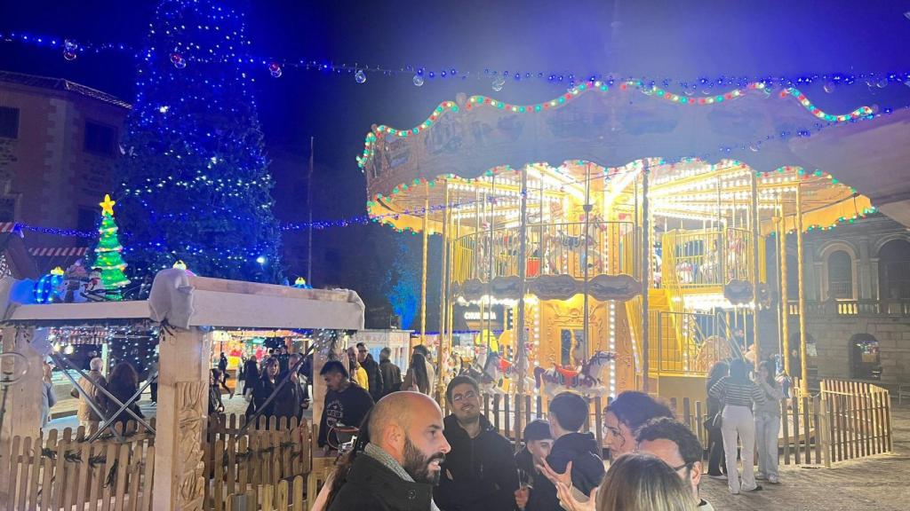 Mercadillo de Navidad en Toledo.