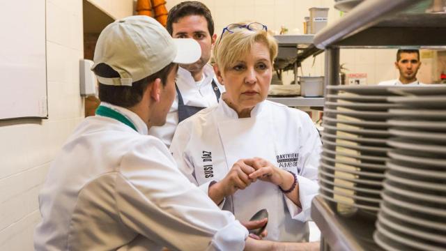 La cocinera Susi Díaz de el restaurante La Finca de Elche.