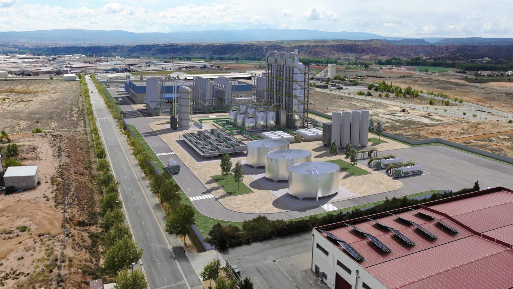 La planta se ubicará en el polígono industrial “Platea” de Teruel y comprenderá una extensión de 10 hectáreas