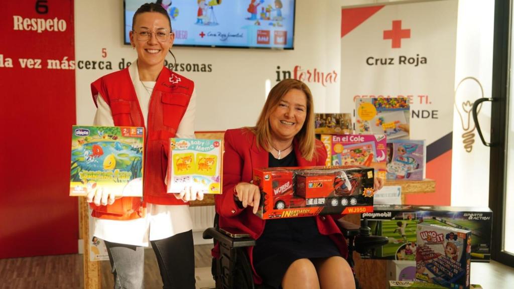 Nuria Martín e Isabel Campo, en la presentación de la campaña