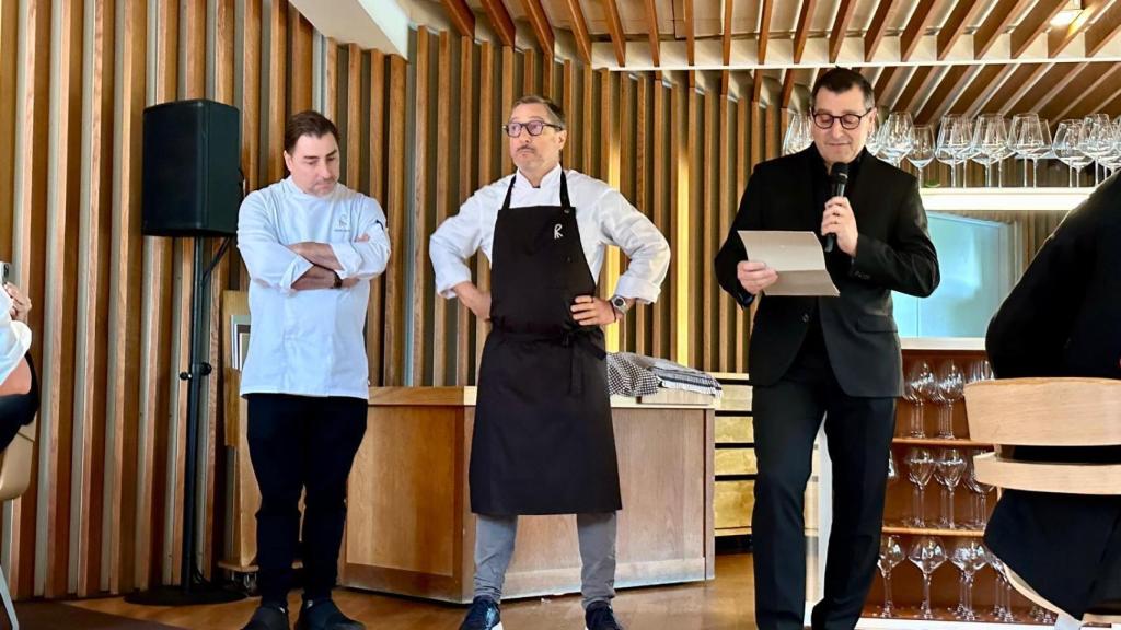 Los hermanos Roca durante la presentación del nuevo TimeSpirit.