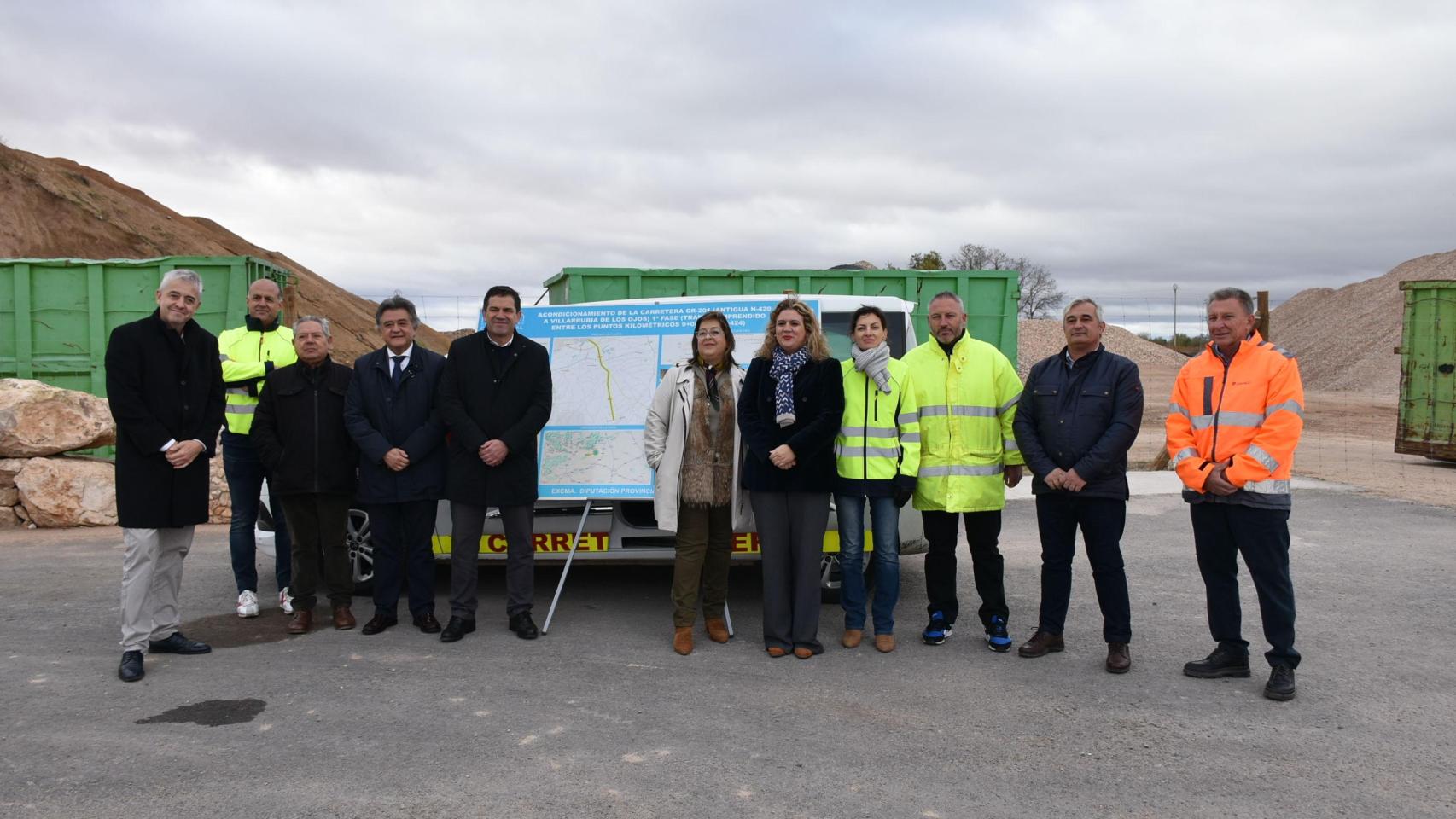 Inauguración del tramo. Foto: Ayuntamiento de Daimiel.