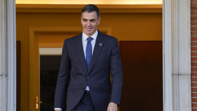 El presidente del Gobierno, Pedro Sánchez, este viernes 22 de noviembre en el Palacio de la Moncloa.