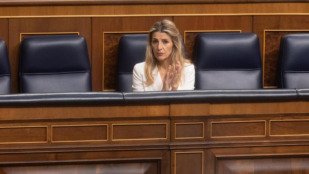 Yolanda Díaz, vicepresidenta segunda del Gobierno y ministra de Trabajo, en el Congreso.