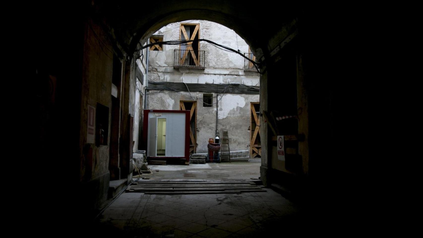 El lamentable estado del Palacio de la Duquesa de Sueca, en una foto de archivo.