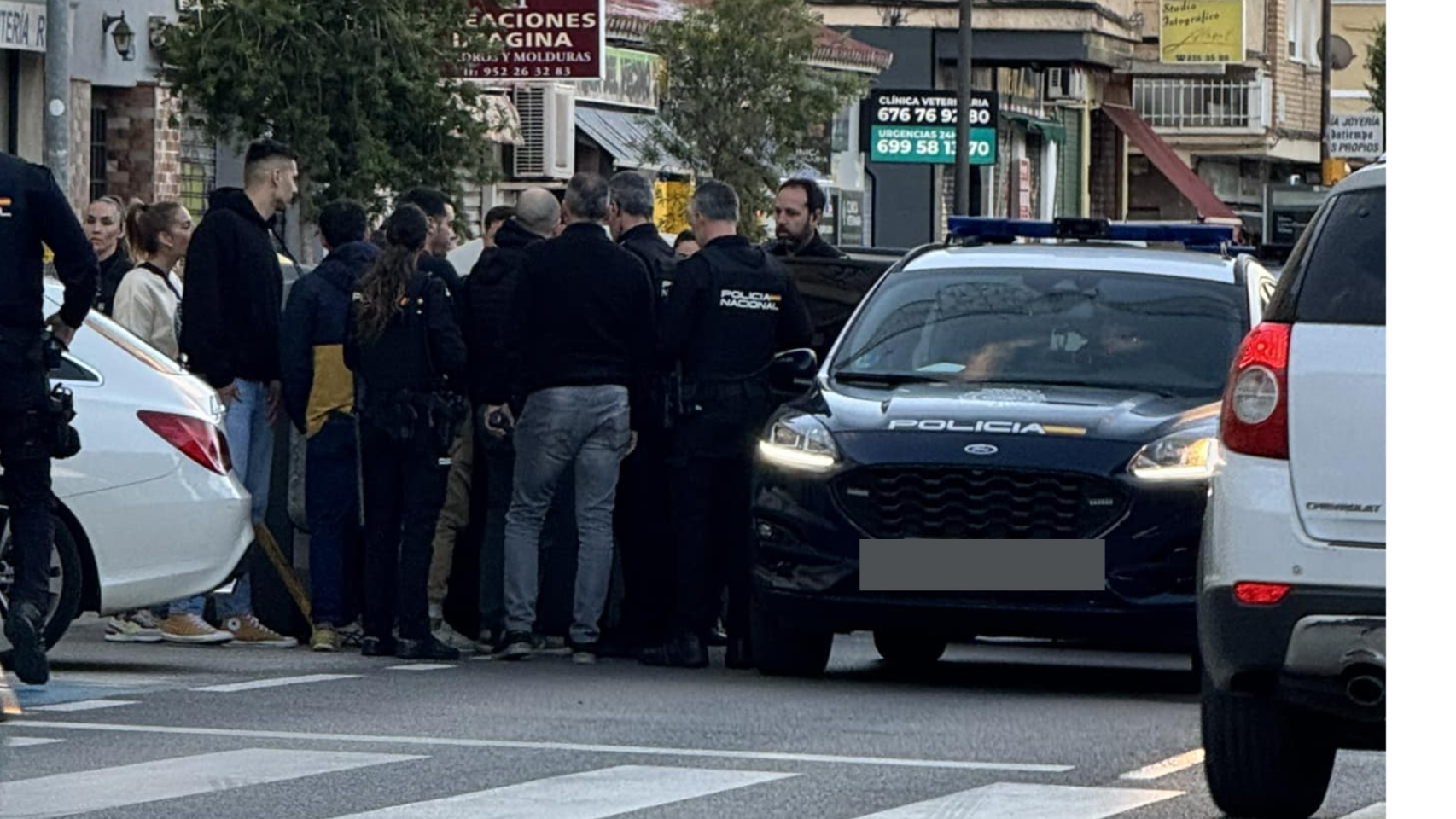 Atraco en una sucursal de un banco en Ciudad Jardín (Málaga).