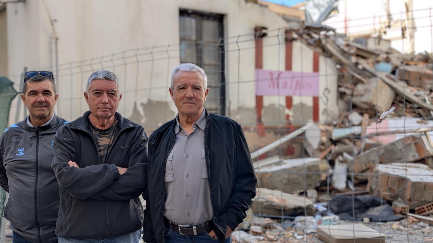 Enrique Gutiérrez, Juan Antonio Rodríguez y Francisco Gutiérrez, protagonistas de la última gran operación de El Perchel.