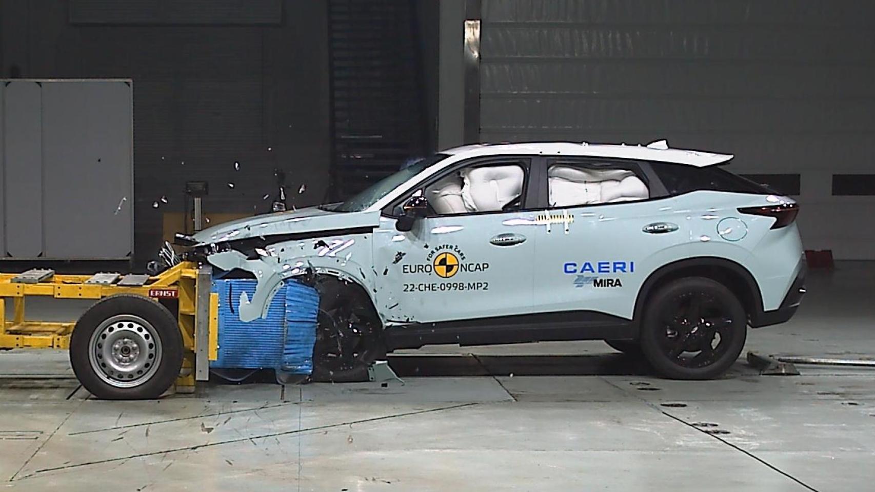 Coche chino en las pruebas de Euro NCAP.