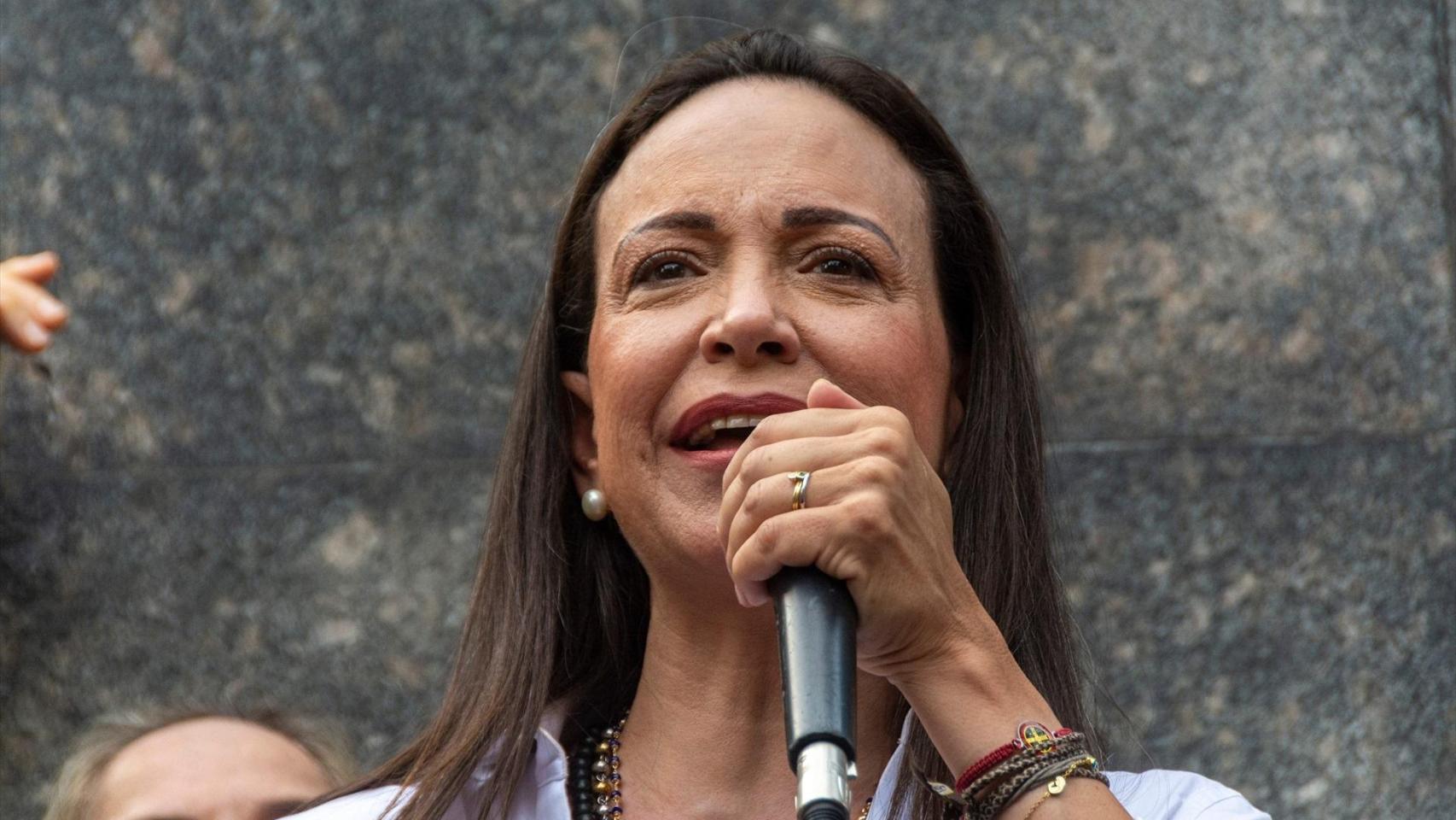 María Corina Machado en Caracas.