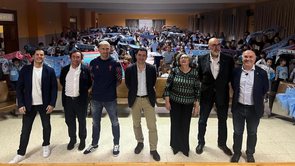 Charla de la Fundación Celta en el colegio Amor de Dios de Vigo.