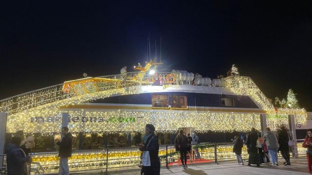 Barco do Nadal de Vigo.