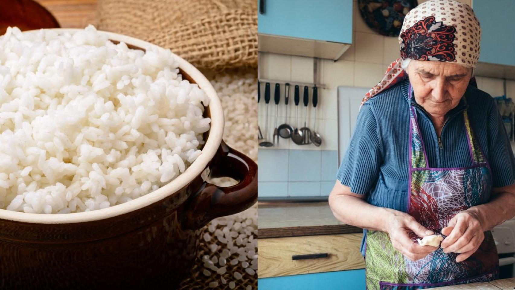 El truco que tiene mi abuela gallega para calcular la cantidad de arroz.